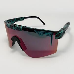 Pit Viper Multi Color Shield Cockshox Polarized Sunglasses